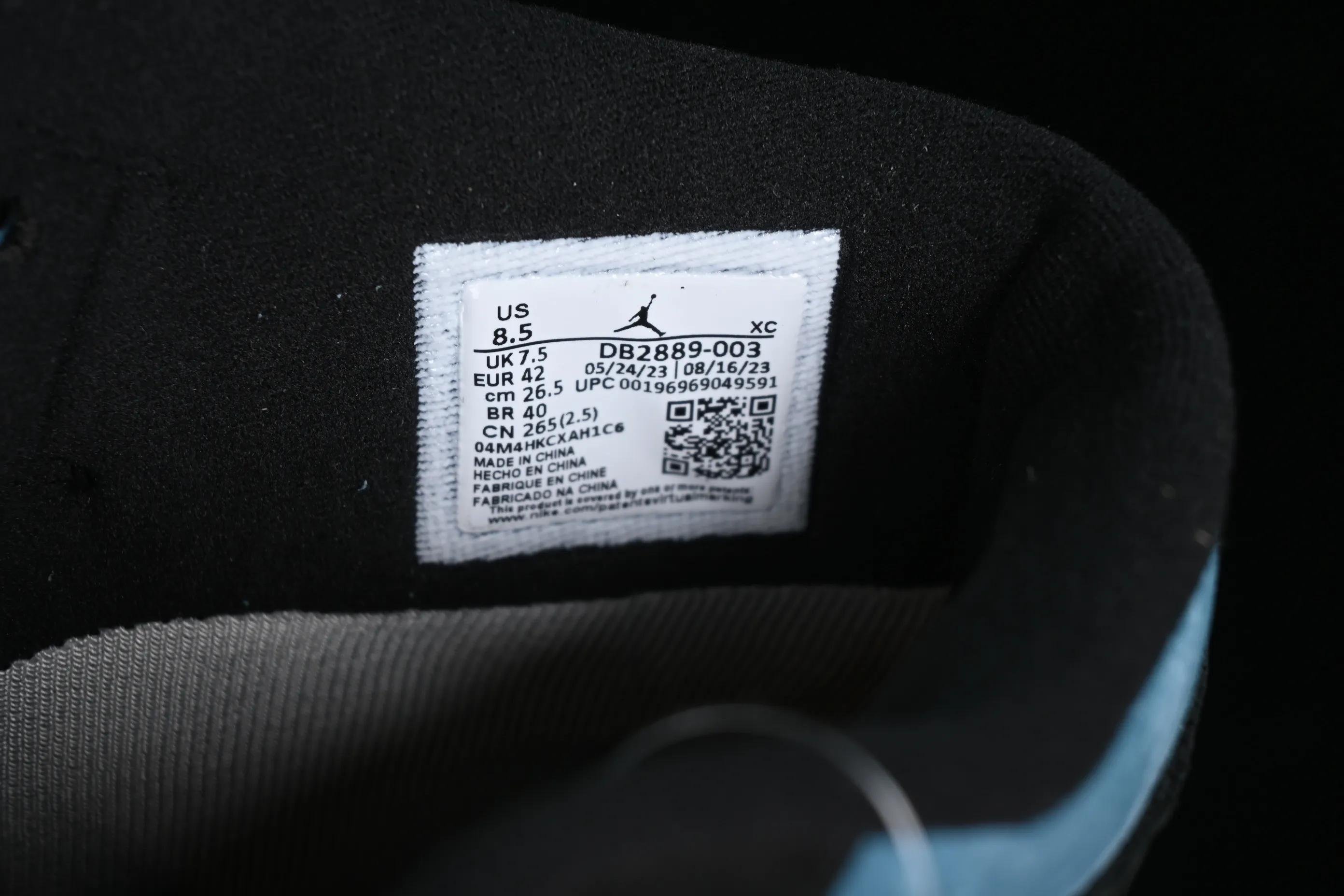 All categories Air Jordan Jordan series basketball shoes Air Jordan 1 High Air Jordan 1 Element "Gore-Tex" AJ1 Joe 1 black green silver hook high top basketball shoes DB2889-003